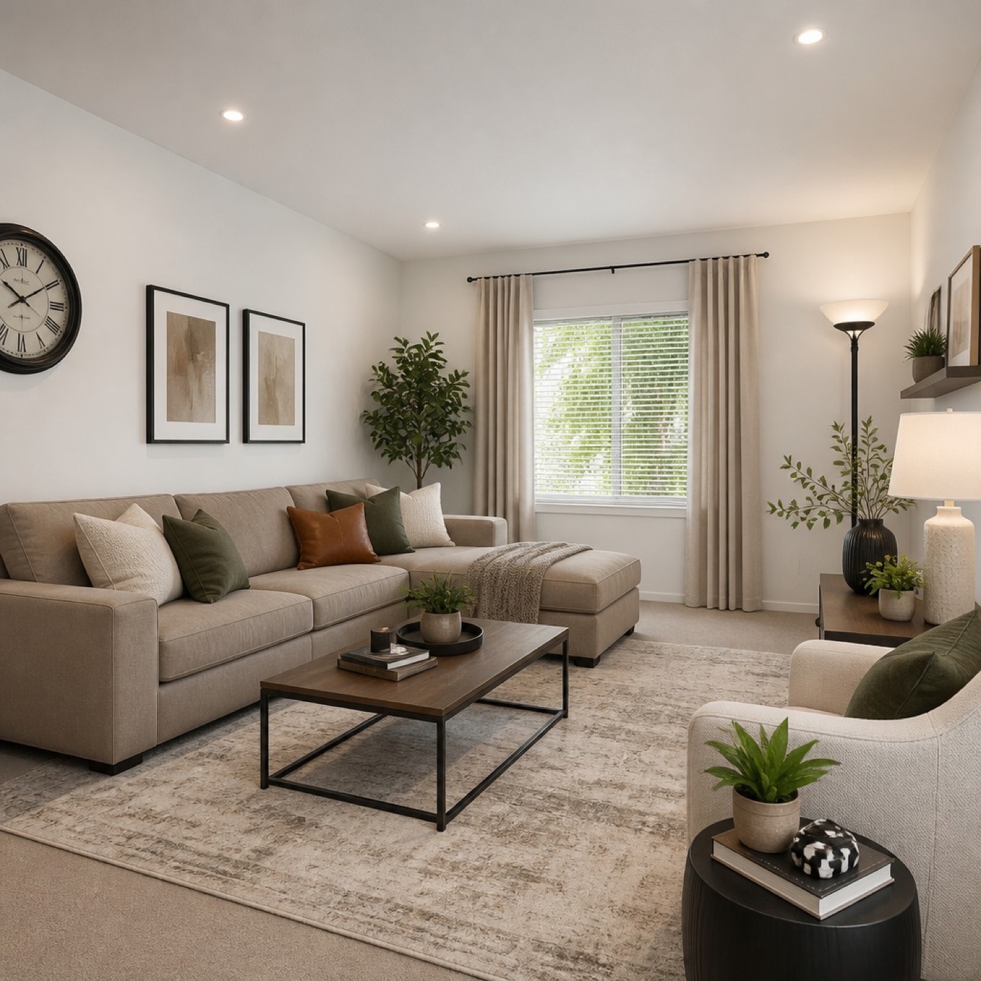 Mirador apartment living room