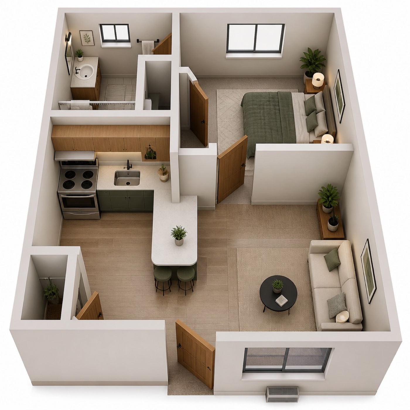 Studio floor plan